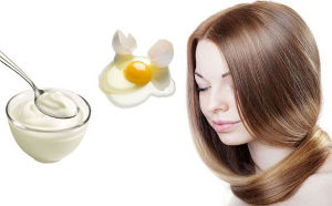 ماسک تخم مرغ و ماست( جلوگیری از ریزش مو و ترمیم موهای آسیب دیده)